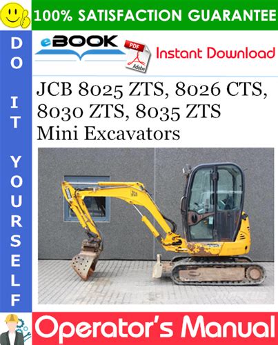 jcb mini 8030zts excavator operators manual|jcb 8030 zts manual.